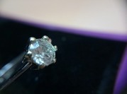 Кольцо с бриллиантом 0. 48карата 